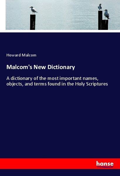 Malcom s New Dictionary Kindle Editon