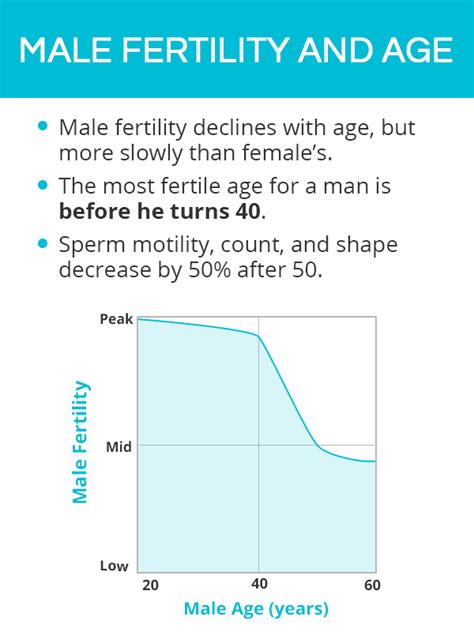 Male Fertility And Age Chart