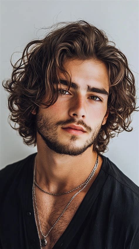 Male Medium Curly Hairstyles: A Sophisticated and Modern Guide