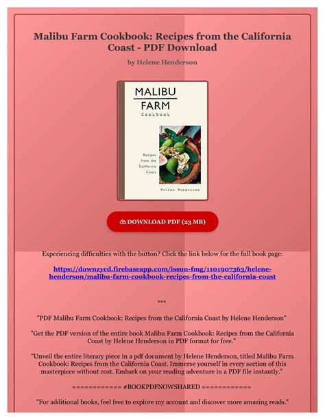 Malibu Farm Cookbook Recipes from the California Coast Epub