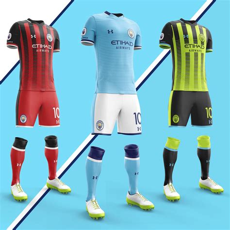 Man City 3D kits