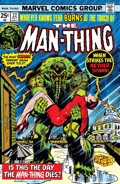 Man-Thing 1974-1975 Issues 22 Book Series Doc