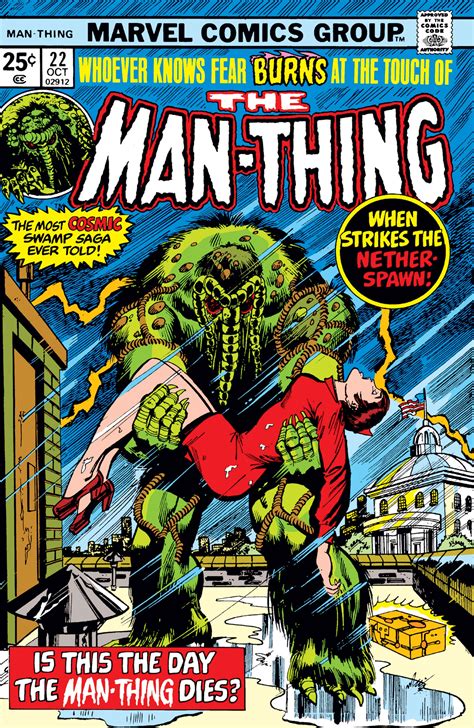 Man-Thing 1974-1975 Issues 22 Book Series Doc