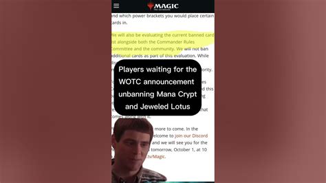 Mana Crypt Unban: A Critical Examination