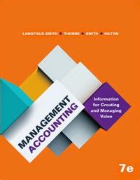 Management Accounting 5e Langfield Solutions Doc