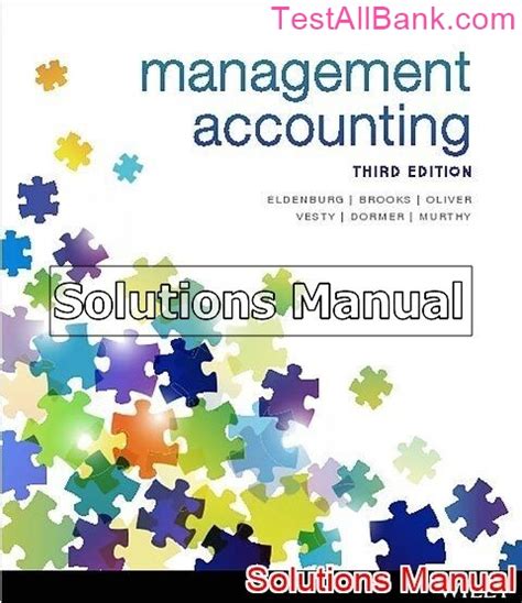 Management Accounting Eldenburg Solutions Manual Epub