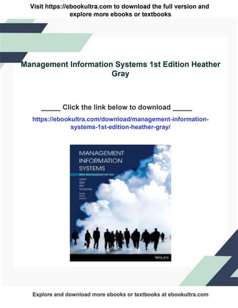 Management Information System 1st Edition Reader