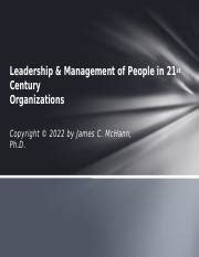 Management Leading People and Organizations in the 21st Century Doc