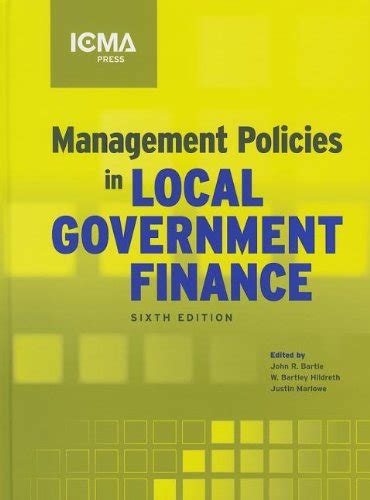 Management Policies In Local Government Finance Ebook Kindle Editon