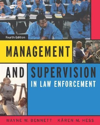 Management and Supervision in Law Enforcement 4th Edition PDF