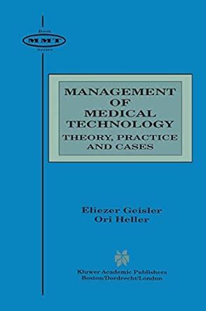 Management of Medical Technology Theory Epub