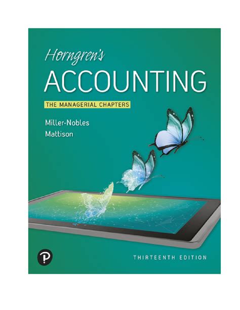 Managerial Accounting 13 Edition Solution Manual Doc