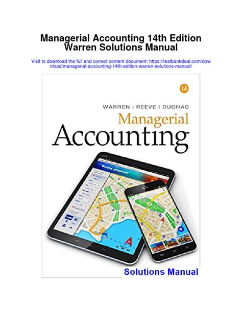 Managerial Accounting 14th Edition Chapter 14 Solutions PDF