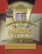 Managerial Accounting An Introduction to Concepts, Methods and Uses 7th Revised Edition Epub