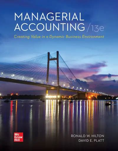 Managerial Accounting Creating Business Environment Epub