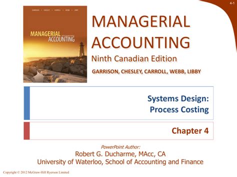 Managerial Accounting Ninth Canadian Edition Solutions For Epub