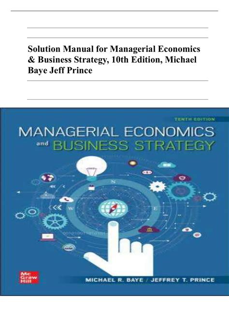 Managerial Economics Business Strategy 7e Answers Reader