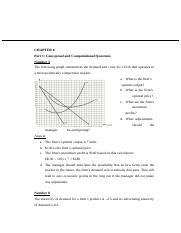 Managerial Economics Chapter 12 Answers Doc