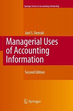 Managerial Uses of Accounting Information 2nd Edition PDF