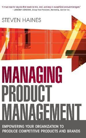 Managing Product Management Empowering Your Organization to Produce Competitive Products and Brands Epub