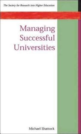 Managing Successful Universities Doc