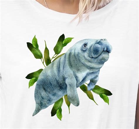 Manatee T-Shirts: Dive into a Sea of Serenity and Conservation