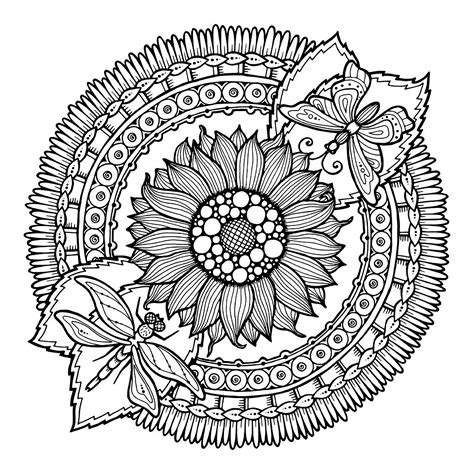 Mandala Coloring Book for Kids Big Mandalas to Color for Relaxation Book 1 Reader