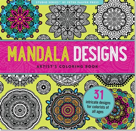 Mandala Designs Adult Coloring Book 31 stress-relieving designs Studio Epub