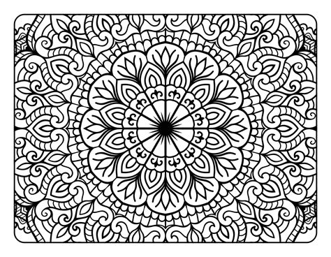 Mandalas Adult Coloring Book Doc