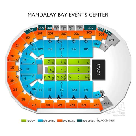 Mandalay Bay Stadium Seating Chart