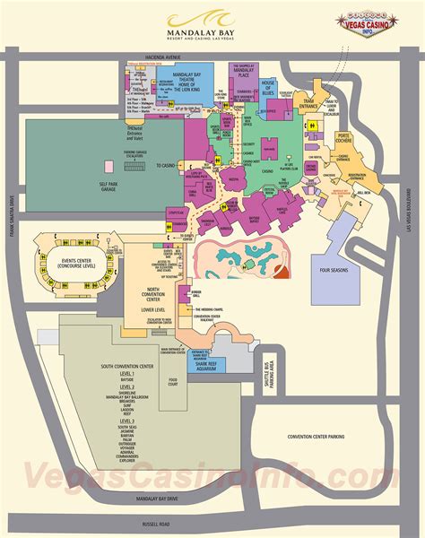 Mandalay Bay Vegas Map