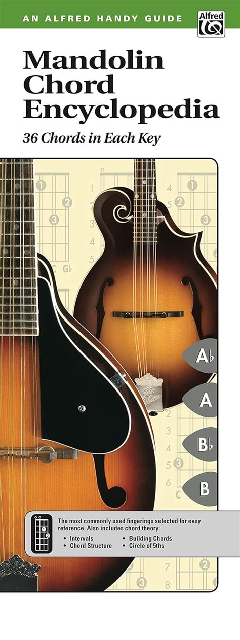 Mandolin Chord Encyclopedia 2nd Edition 36 Chords in Each Key Alfred Handy Guide