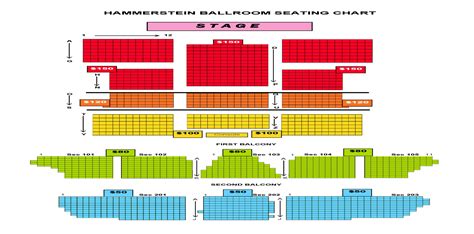Manhattan Hammerstein Ballroom Seating Chart