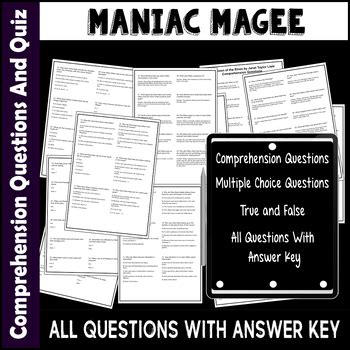 Maniac Magee Answer Key Epub