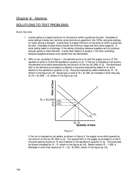 Mankiw Answers To Problems Applications Chapter 6 Doc