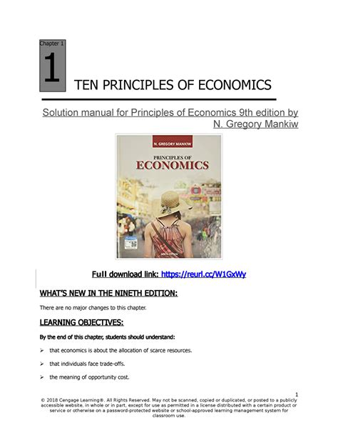 Mankiw Principles Of Economics Answers Reader