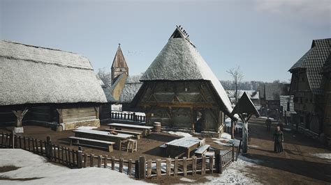 Manor Lord's Animals Waiting in Stable