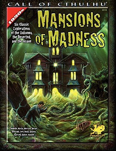 Mansions of Madness Call of Cthulhu Horror Roleplaying 1920s Era Reader