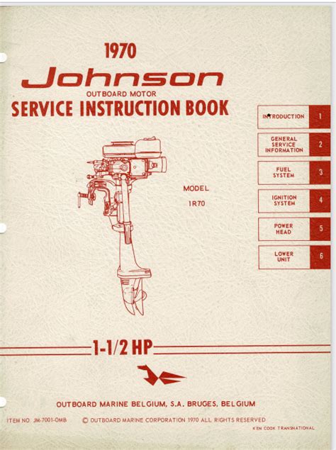 Manual 5hp Johnson Outboard 2 Cycle  Ebook Kindle Editon