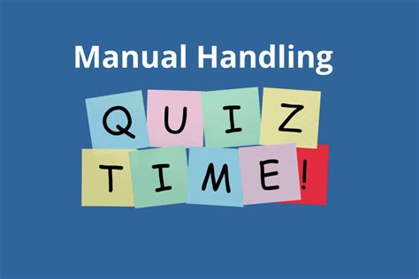 Manual Handling Test Question And Answers PDF