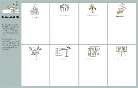 Manual Of Me Template