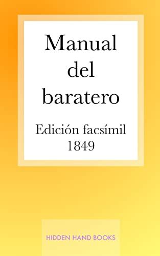 Manual del Baratero Arte De Manejar La Navaja Spanish Edition PDF