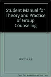 Manual for Theory and Practice of Group Counseling PDF