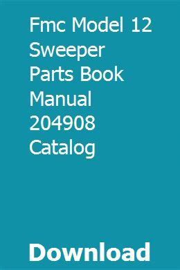 Manual for fmc sweeper Ebook PDF