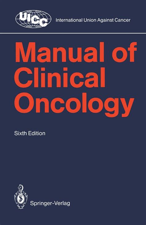 Manual of Clinical Oncology UICC International Union Against Cancer PDF