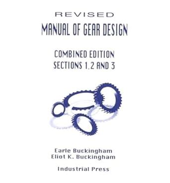 Manual of Gear Design 3 Vols. Revised Combined Edition Epub