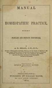 Manual of Homoeopathic Practice For the Use of Families and Private Individuals Kindle Editon