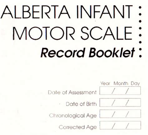 Manual of alberta infant motor scale Ebook Epub