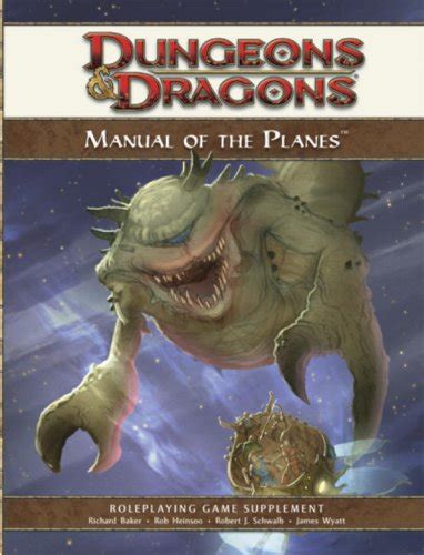 Manual of the Planes A 4th Edition DandD Supplement DandD Rules Expansion Doc