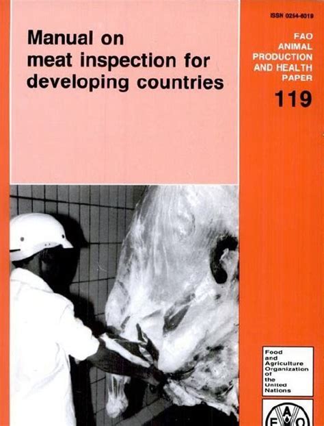 Manual on meat inspection for developing countries pdf Reader
